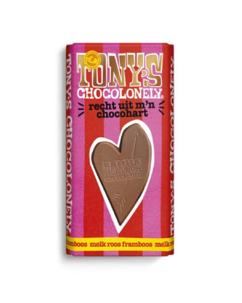 Tony's Chocolonely - Chocolade "Recht uit m'n chocohart" (180gr)