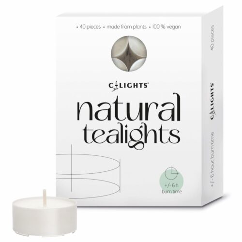 C-lights - Natuurlijke Theelichten (40st)